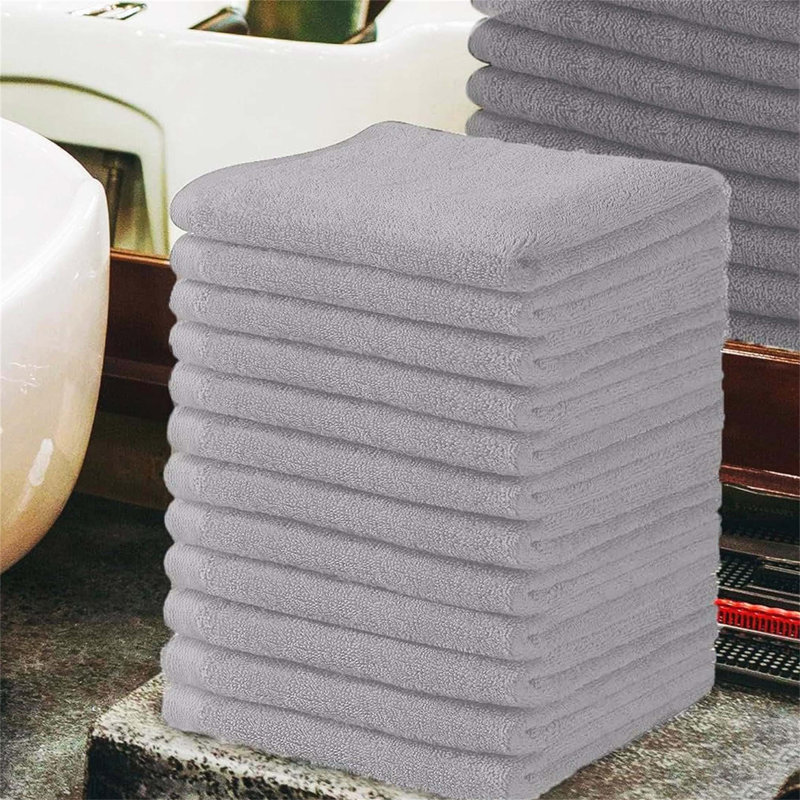 100% Cotton Fingertip Towel, Grey