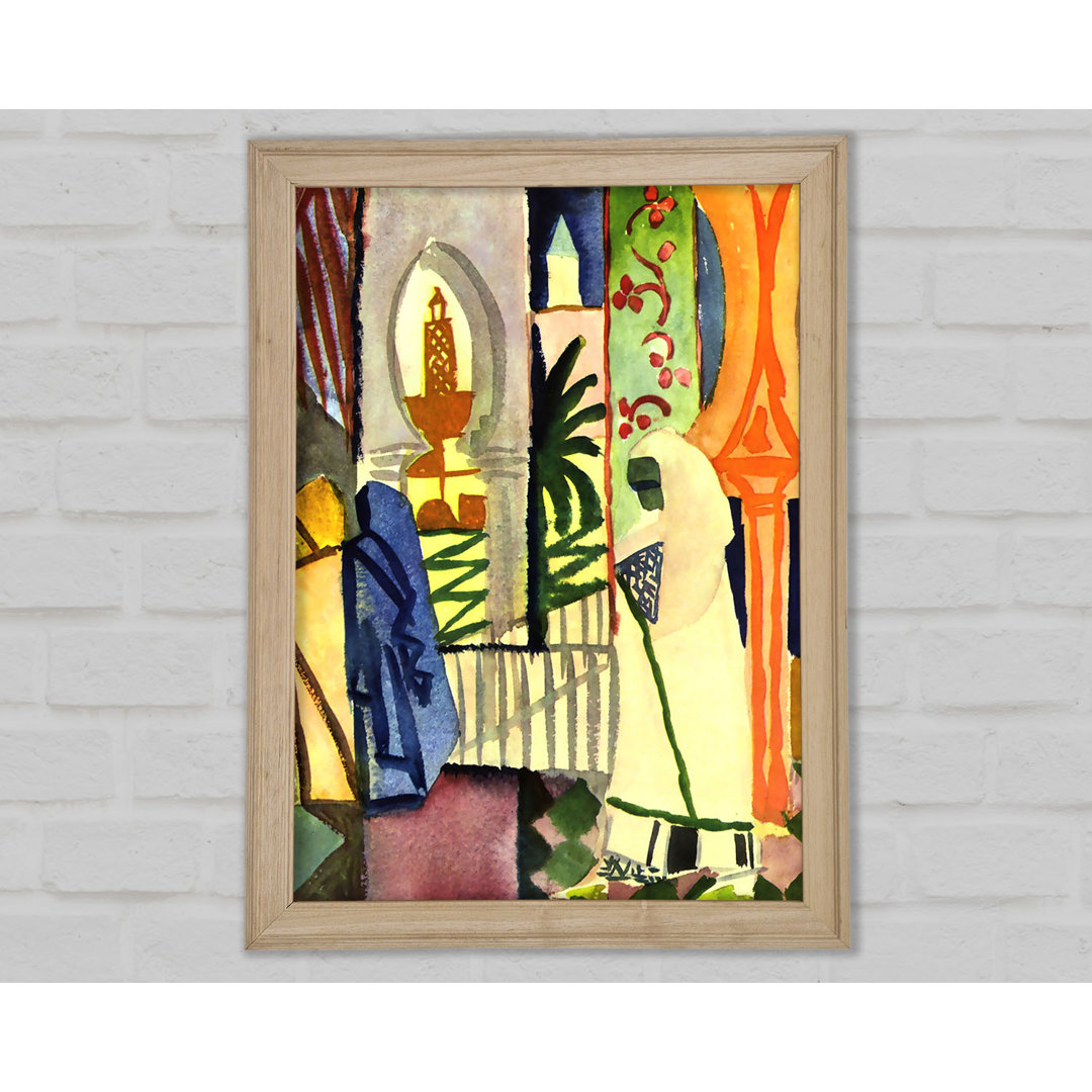 August Macke In Der Tempelhalle 1 - Druck