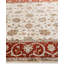 Tapis unique noué à la main Oushak - ivoire, 8 pi 1 po x 10 pi 0 po