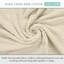 Ensemble de serviettes 4 pièces Willow - 100% coton peigné, 630 g / m² de qualité supérieure, ivoire, ultra doux et très absorbant (4 serviettes de bain)-1833370049-1833370078