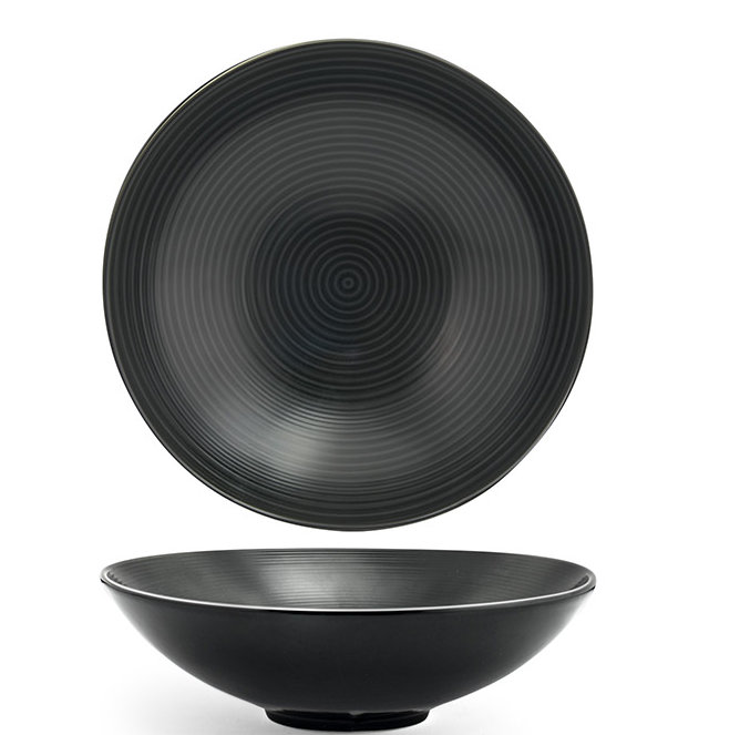 Front Of The House Spiral Porcelain China Serving Bowl (Set of 6) Front Of The House