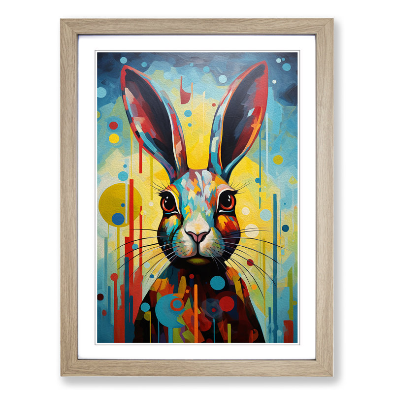 Hare Orphism No.2 - Framed Print