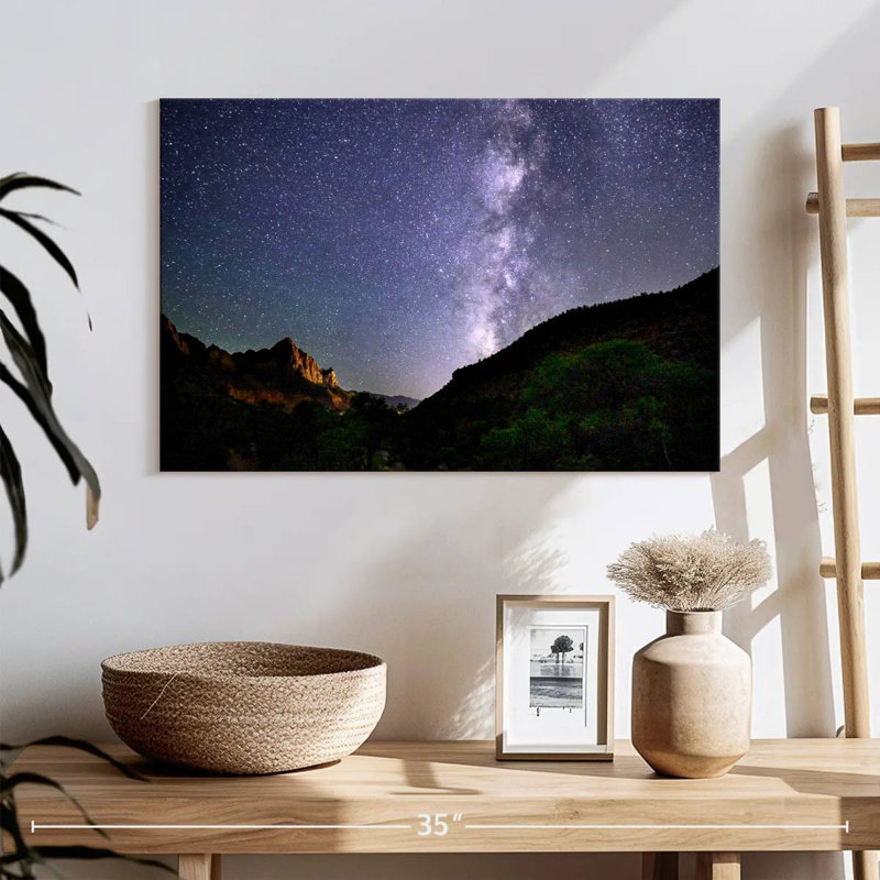 Oberle Milky Way Over Zion Park, 30" H x 45" W