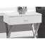 Table d'appoint, côté, bout, table de chevet, lampe, tiroir de rangement, salon, chambre à coucher, stratifié, métal, contemporain, moderne-623635956-623635953