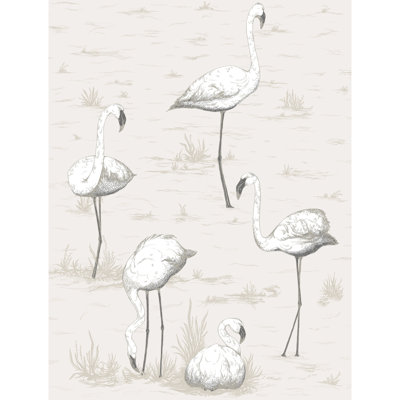 Flamingos Wallpaper Roll