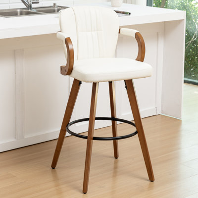Swivel Upholstered Counter Stool
