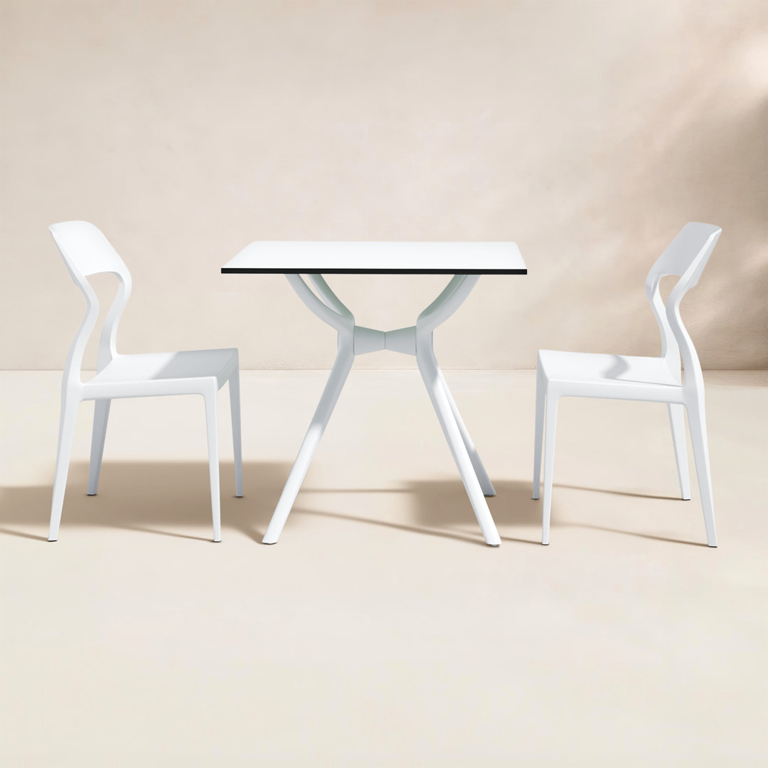 Farrah 2 - Person Patio Dining Set with Square Table AllModern