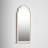 Gasaway Solid Wood Rectangle Wall Mirror