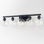 Luminaires de salle de bain 5 lumières, luminaire de salle de bain noir avec abat-jour en verre soufflé à la main de qualité supérieure, transparent et résistant aux chocs, lampe murale pour miroir, salon, cuisine