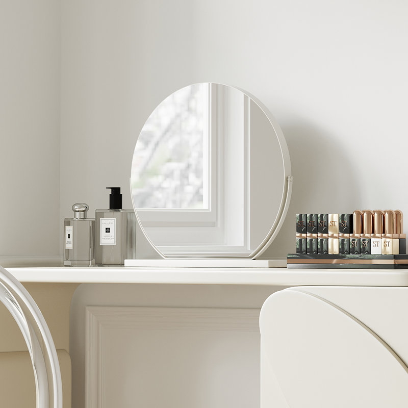 Commode extensible papillon beige - Miroir