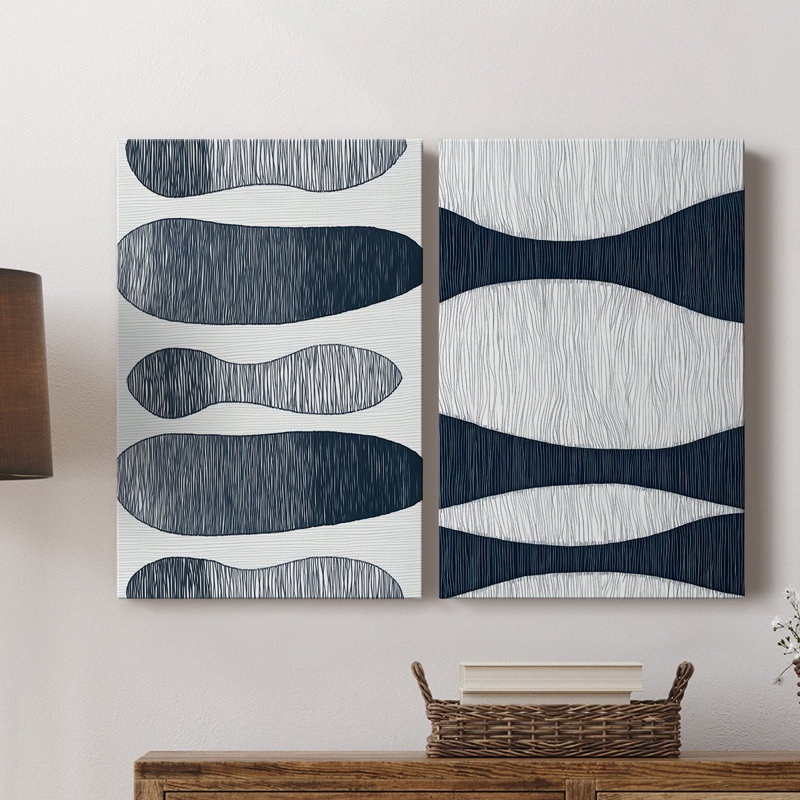 Série ABSTRACT DCCIX - Toile tendue avec châssis de qualité supérieure - Prêt à être accroché, H 12 po x l 16 po