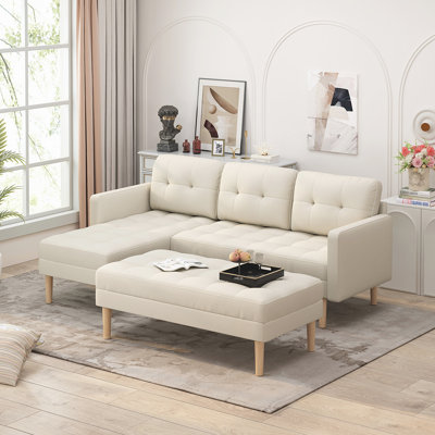 Canapé à accoudoirs carrés 80,71 po