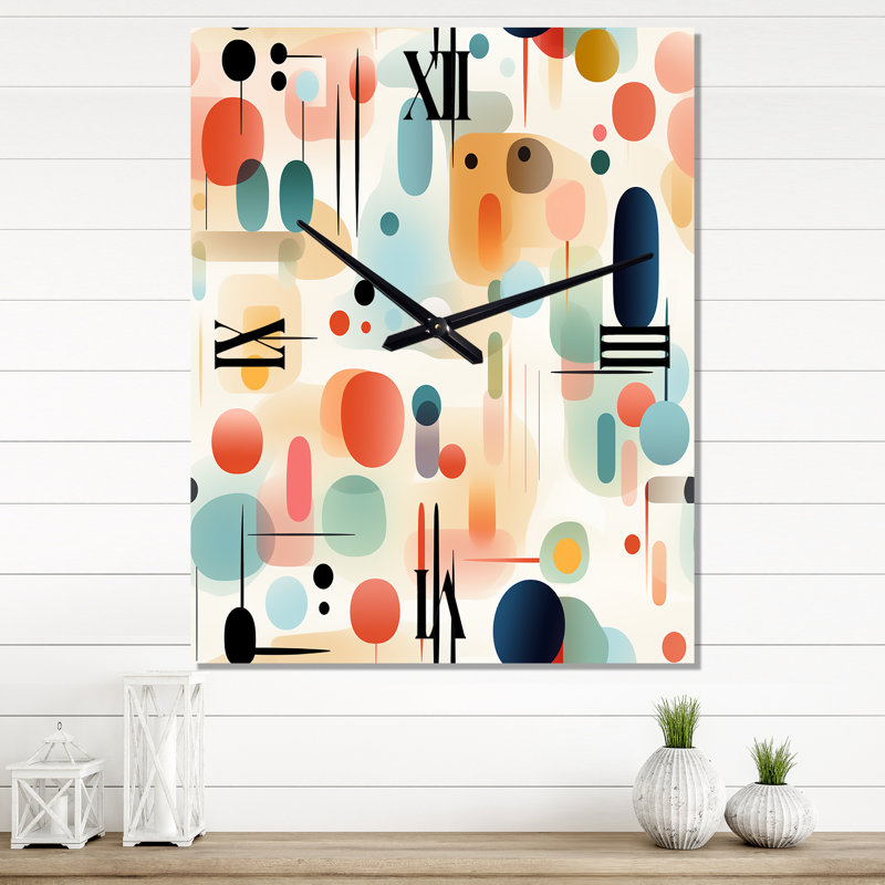 Janieya - Horloge murale moderne, Grand