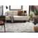 Cartwright Handwoven Leather Gray Area Rug