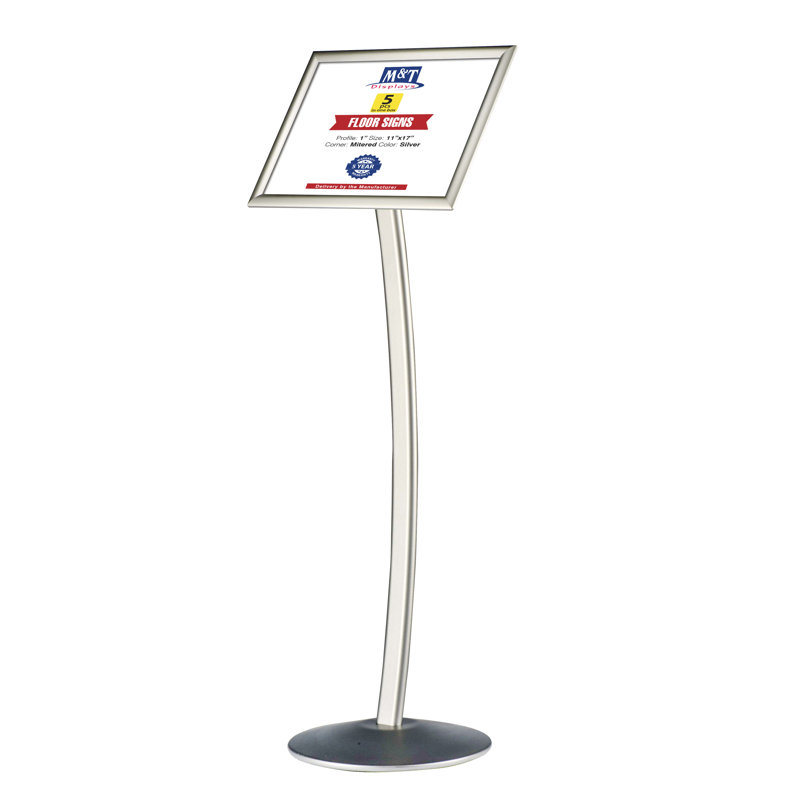 Porte-menu à piédestal