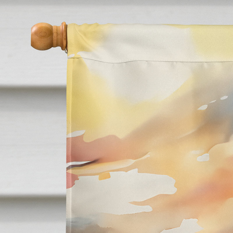 Drapeau de maison en polyester à double face H 40 po x l 28 po