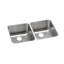 Lustertone 30.75" L x 18.5" W Double Basin Undermount Kitchen Sink Kit