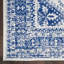 Tapis géométrique bleu / blanc Concow-277280105