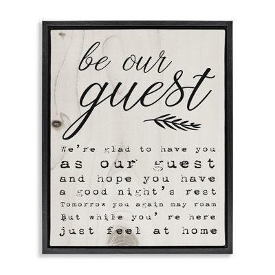 «Be our invité poem», art mural sur toile par Daphne Polselli