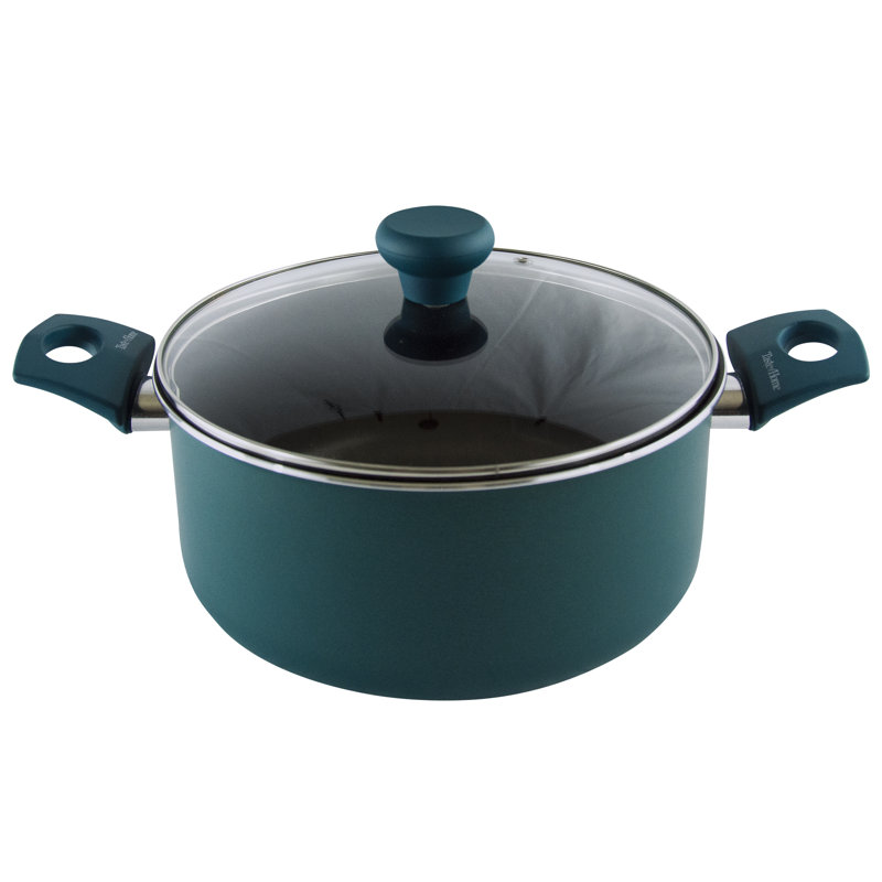 Sea Green 5-Qt Non-Stick Aluminum Dutch Oven with Lid