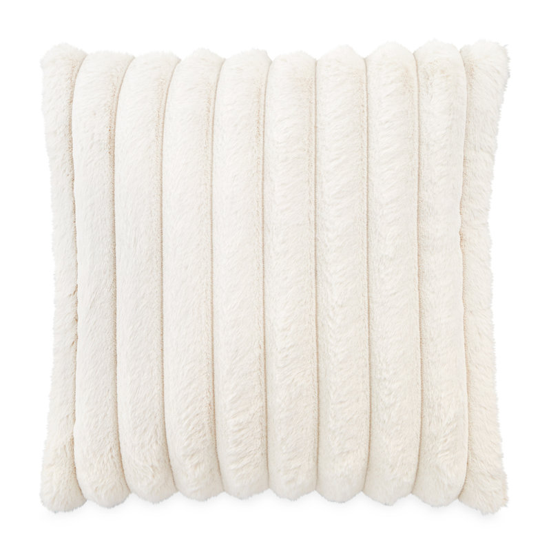 Square Pillow Cover & Insert, Cream