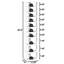 10 Tier Shoe Rack, Shoe Tower for Small Spaces-2099508539