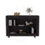 Chariot de table Norwood, salon, noir-346672237