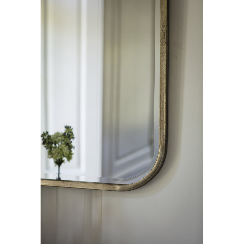 Melendy Metal Flat Wall Mirror