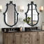 Miroir mural en bois (ensemble de 2)-105356375
