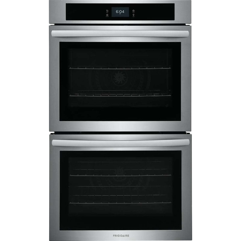 Frigidaire 30" 10.6 cu. ft Self-Cleaning Convection Electric Double Wall Oven, Stainless Steel, Stainless Steel