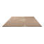 Decor Wool Abstract Area Rug in Ivory/Caramel-75071924