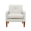 Modern Living Room Furniture 2pc Causeuse beige Chenille-725582110
