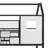 Metal Twin Size Loft Bed Frame With A Storage Box And Stairs-181322827