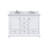 Dukes 48 in W x 22 in D Double Bath Vanity, and Chrome Faucet Set-112870048-104921998
