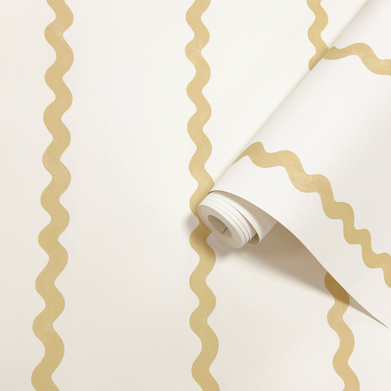 Do The Wiggle Stripe, Yellow Cream