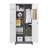 Cleaning Tool Cabinets With Locking Doors, High Broom Tool Storage Cabinets, Adjustable Shelves, Large Cabinets For Kitchens, Offices, Shops.(72 Inches)-1072256906