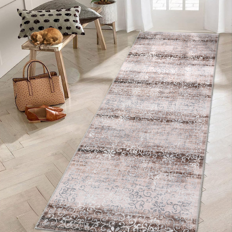 Tapis Vennesa avec envers antidérapant, Tapis de couloir 2 pi x 6 pi