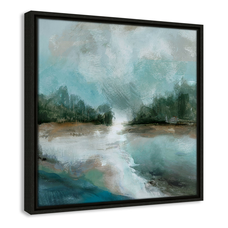 Impression printanière par Susan Jill, Espresso, H 17,5 po x l 17,5 po