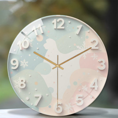 12'' Modern Glass Wall Clock