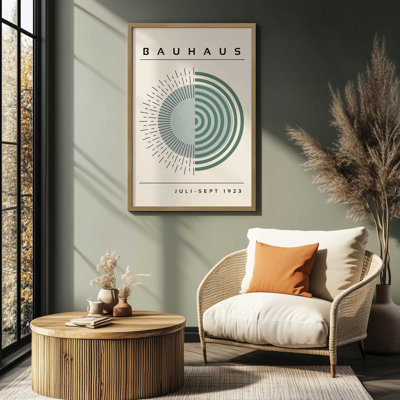 Bauhaus Echoing Rays Print