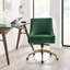 Chaise de bureau en velours Discern Performance par Modway-1079178931