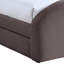Lit gigogne en tissu Chiu Chenille-1024057085