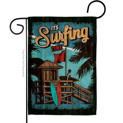 Double Sided 18.5'' H x 13'' W Polyester Garden Flag
