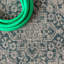 Nate Boho Medallion Textured Weave Grey/Teal Indoor/Outdoor Rug-313860504