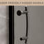 Porte de douche pivotante semi-sans cadre avec verre trempé 1/4 "-109000351-126047582
