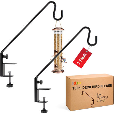 Railing hook 18in - Black - 2pcs
