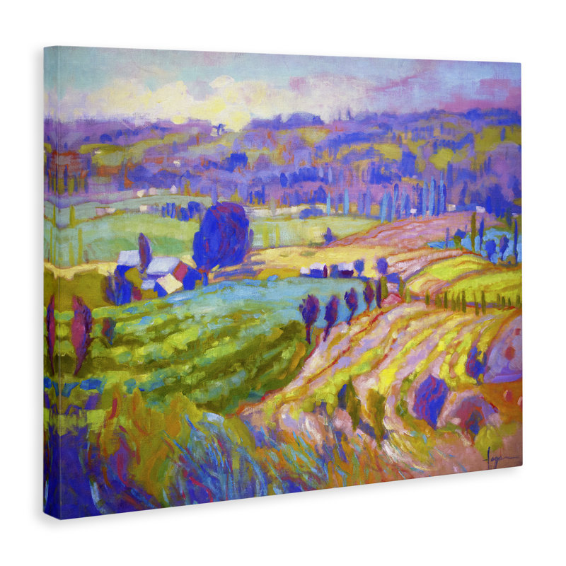 Art mural classique sur toile, "Classic Farm" par Dorothy Fagan, H 30 po x l 40 po