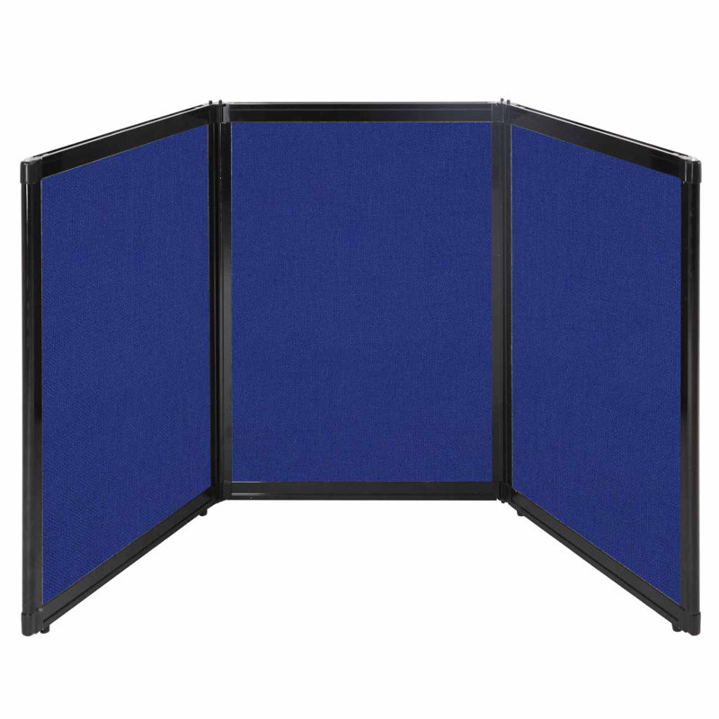 Versare Tabletop Booth Display, Royal Blue, 36" x 99"