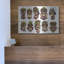  «Tiki Heads Flat» par Flyland Designs, art mural en métal, 24 po x 16 po-101624436