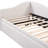 Twin Beige Upholstered L - Shaped Daybed With Pull Out Trundle, Ideal For Student Dormitories Size In Expandable King Sized Sleeping
